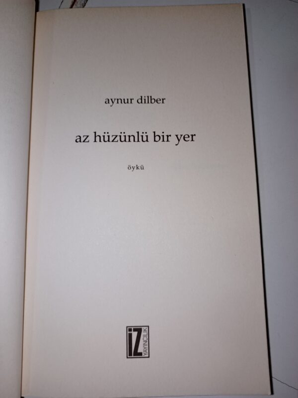 Aynur Dilber- Az Hüzünlü Bir Yer - Görsel 3