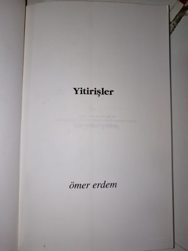 Ömer Erdem- Yitirişler - Görsel 3